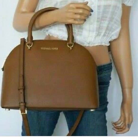 Michael Kors Handbags - Michael Kors Emmy Large Dome Satchel Crossbody